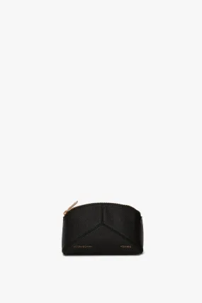 Exclusive Victoria Mini Wash Bag In Black Leather