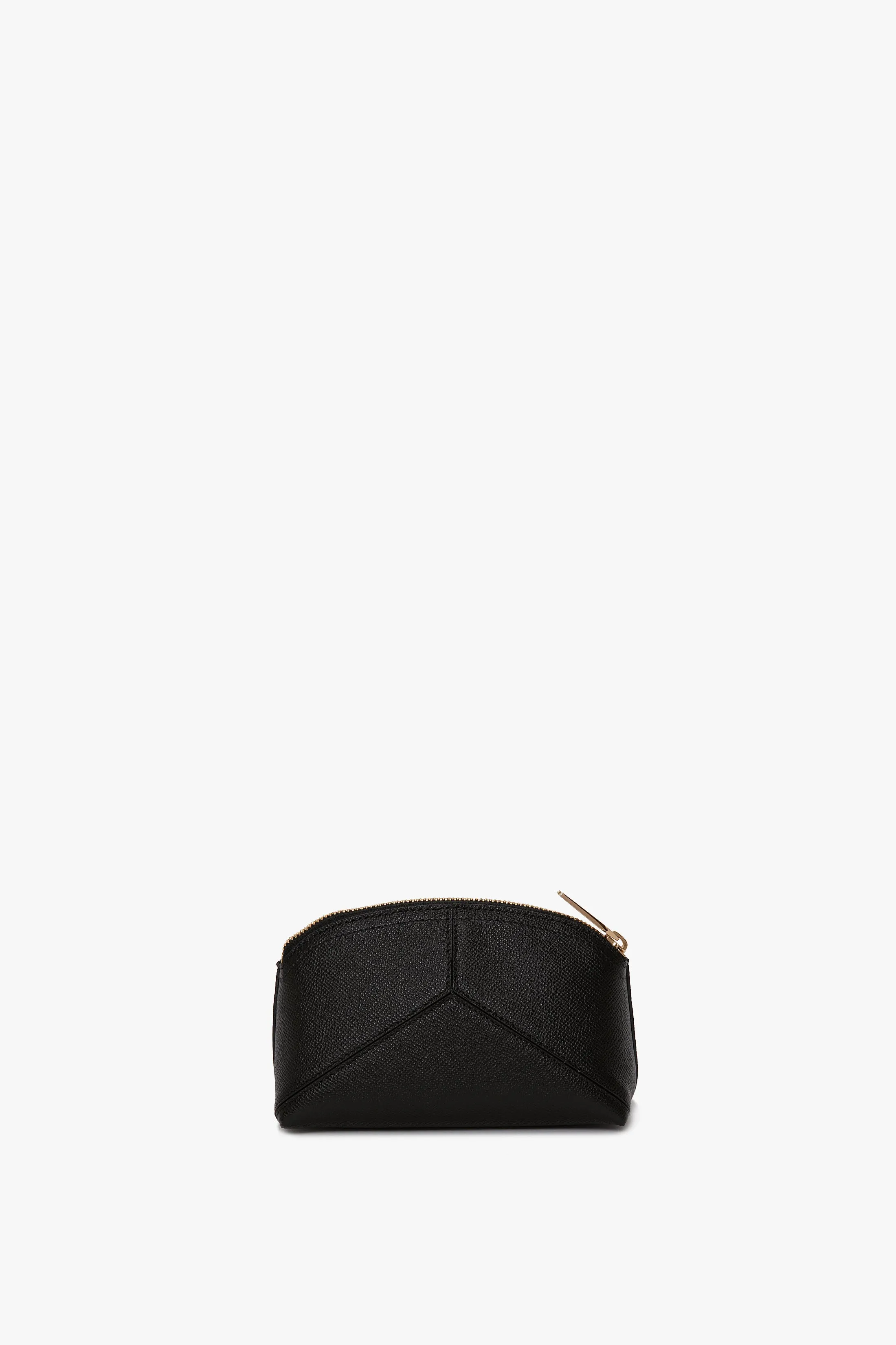 Exclusive Victoria Mini Wash Bag In Black Leather