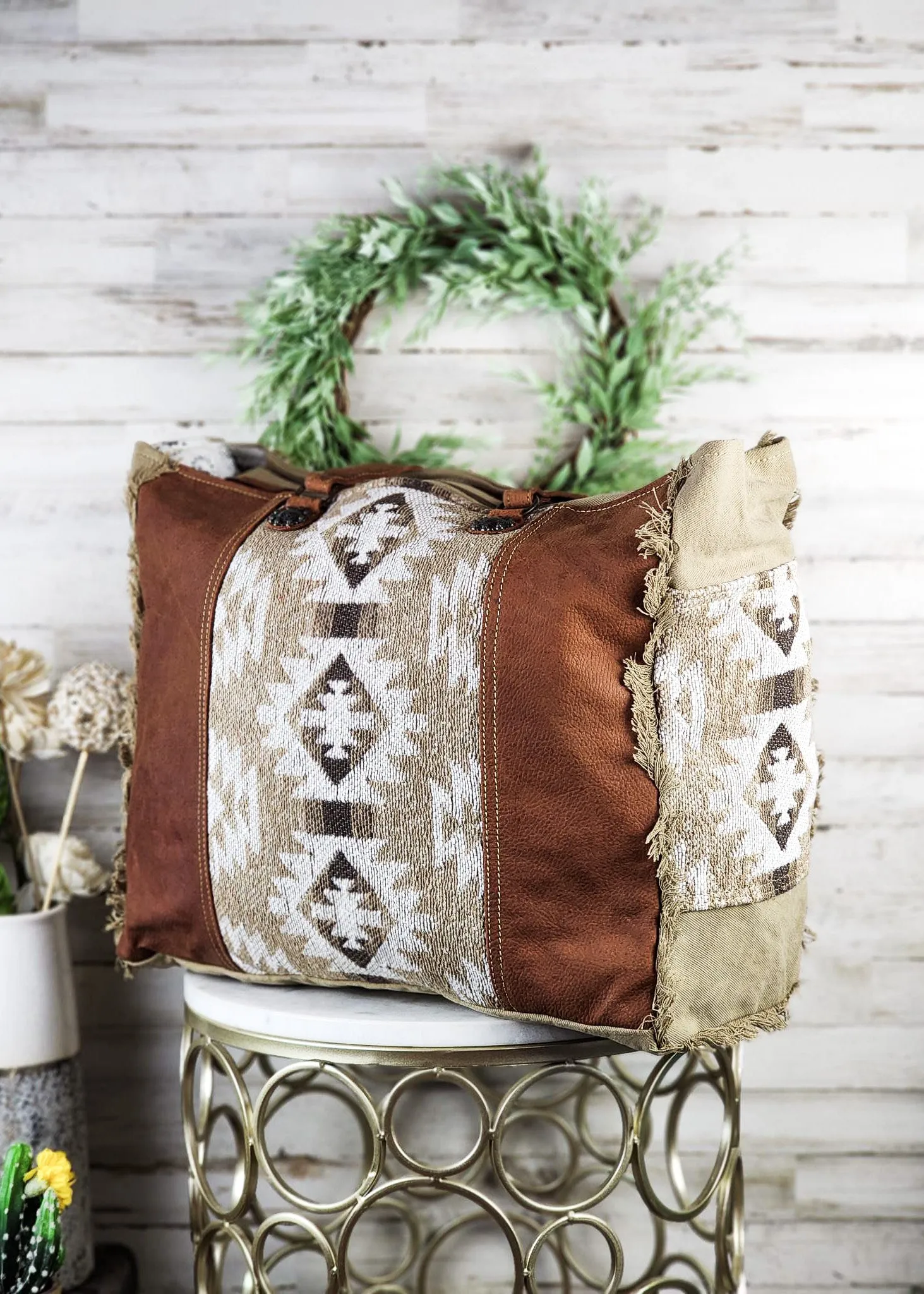 Fall Travels Aztec Weekender Bag