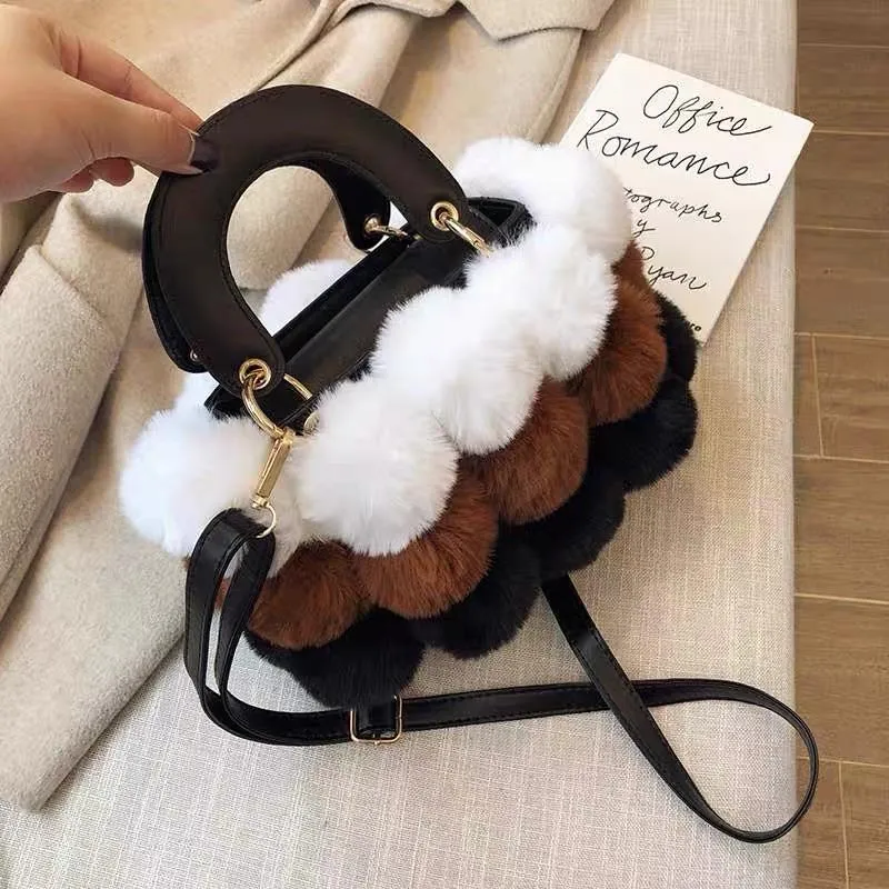 Faux Furr Shoulder Bag