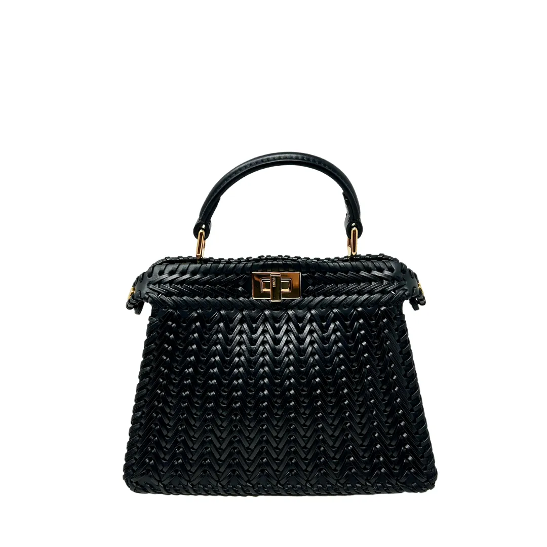 Fendi Braided Peekaboo ISeeU Petite Bag