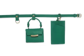 Forest Green Micro Cynthia Belt Bag