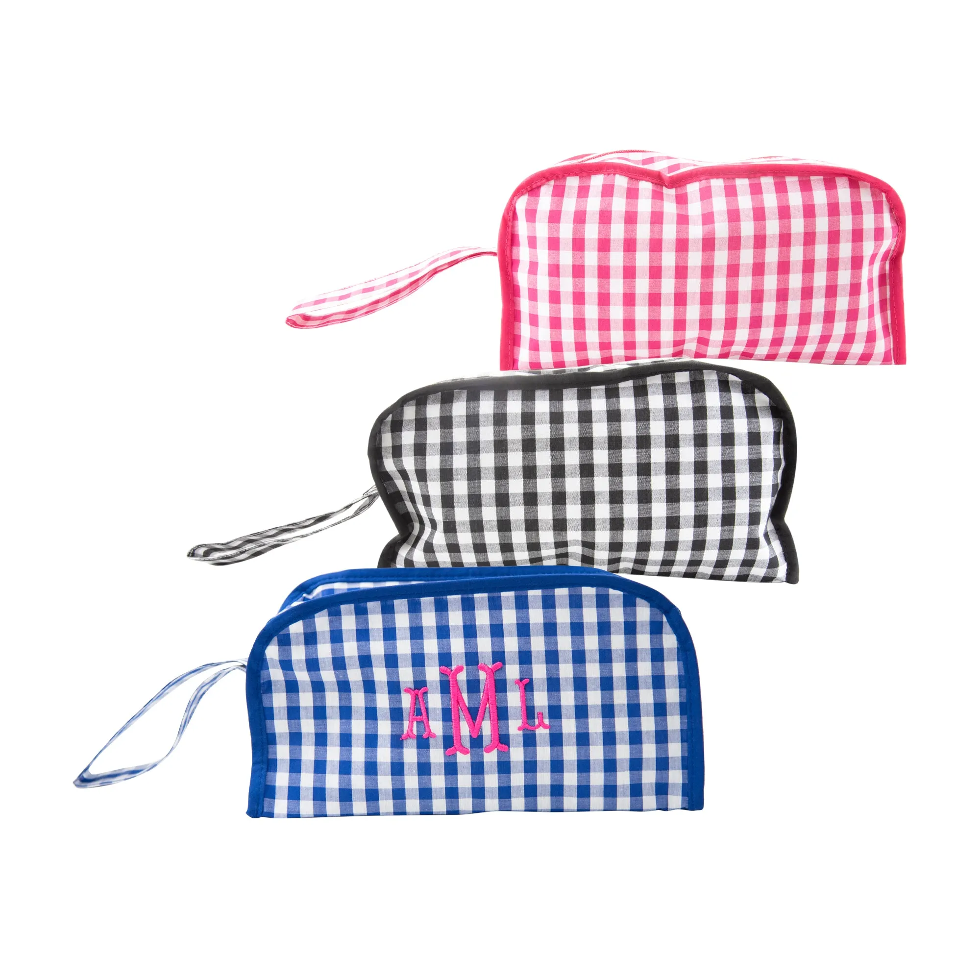 Gingham Kentucky Cosmetic Bag