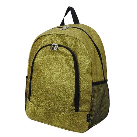 Gold Glitter NGIL Canvas Backpack