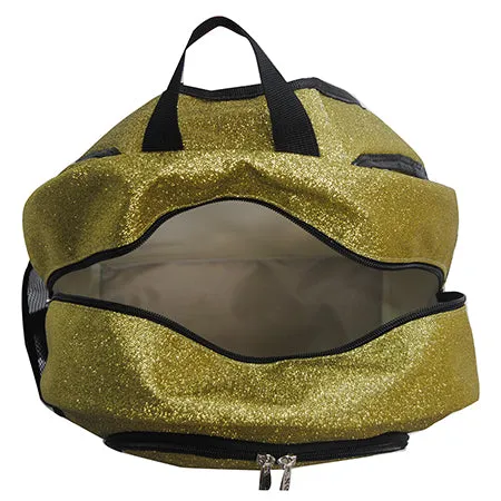 Gold Glitter NGIL Canvas Backpack