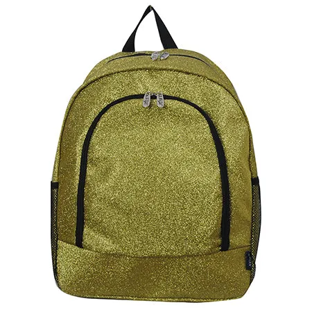 Gold Glitter NGIL Canvas Backpack