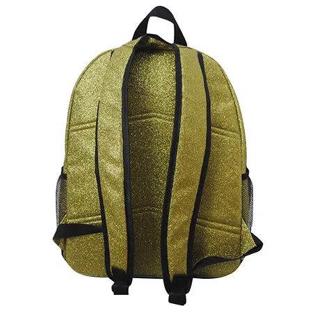 Gold Glitter NGIL Canvas Backpack