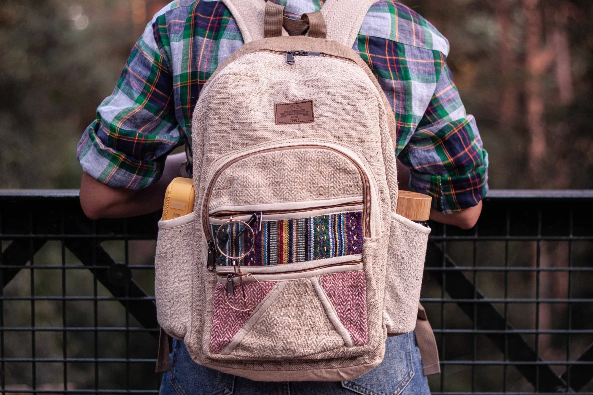 Handmade Hemp Backpack || BP5080