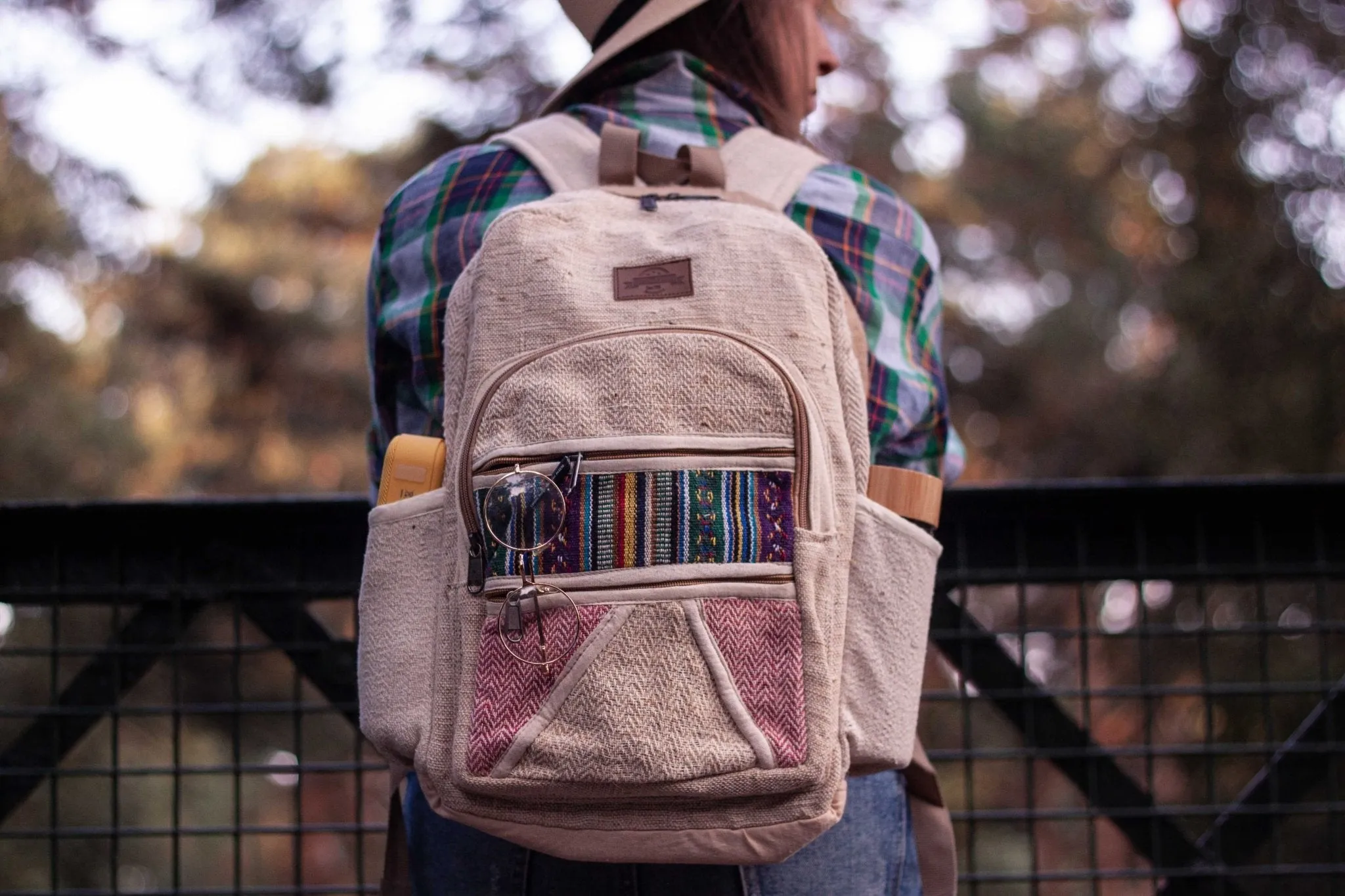 Handmade Hemp Backpack || BP5080