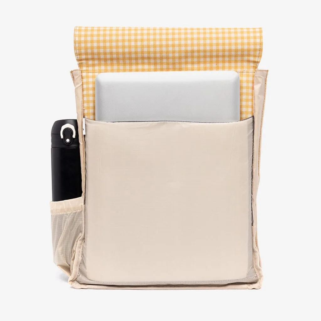 Handy Mini Backpack Vichy Mustard