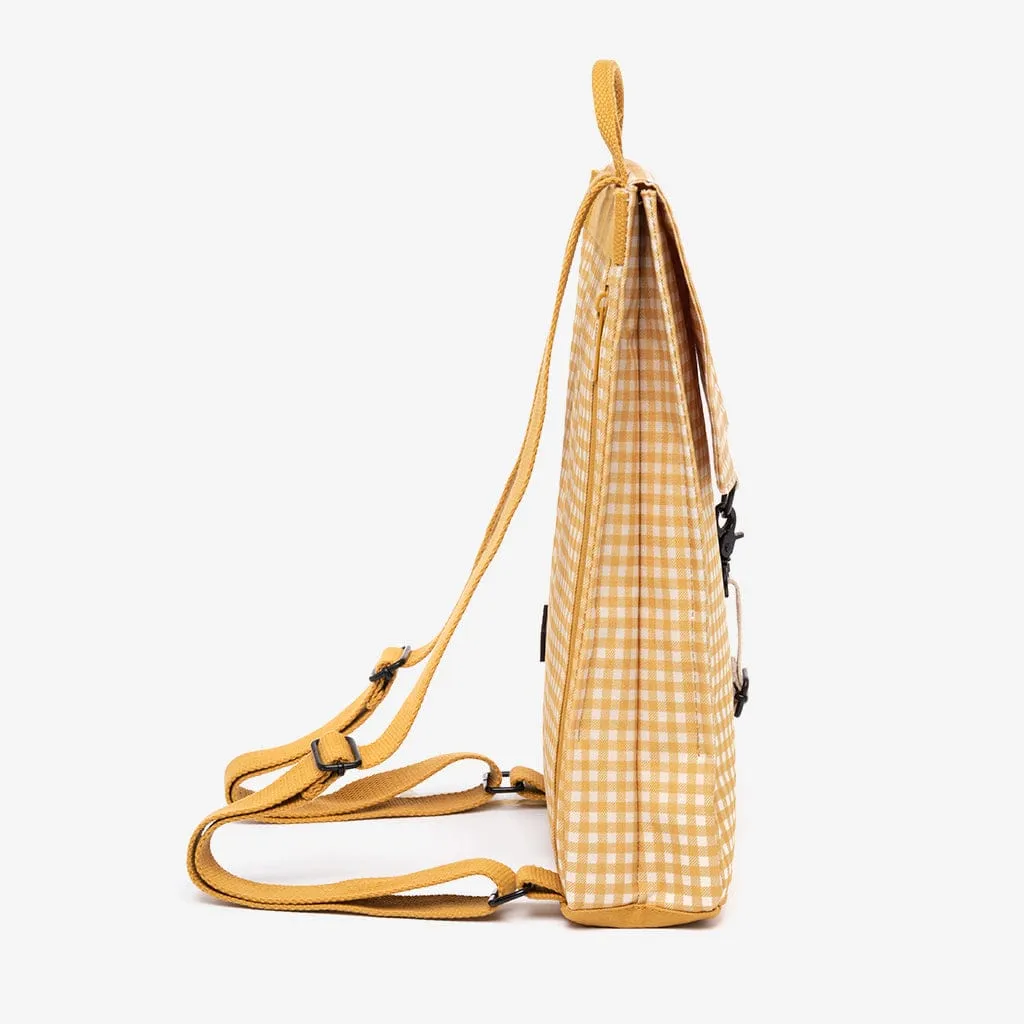 Handy Mini Backpack Vichy Mustard