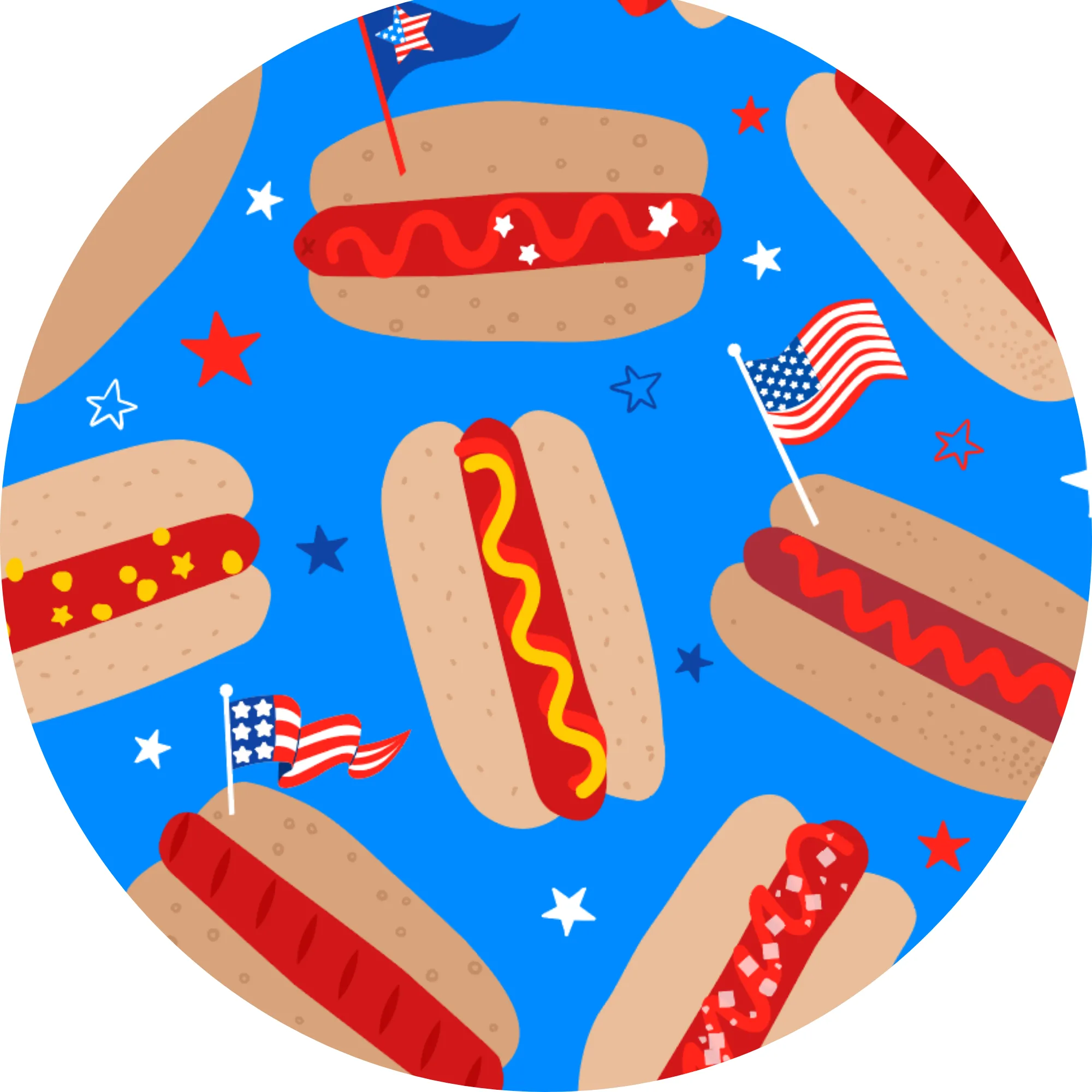 It's The Fourth of July and It Makes Me Want a Hot Dog Real Bad Toddler/Girls Dress