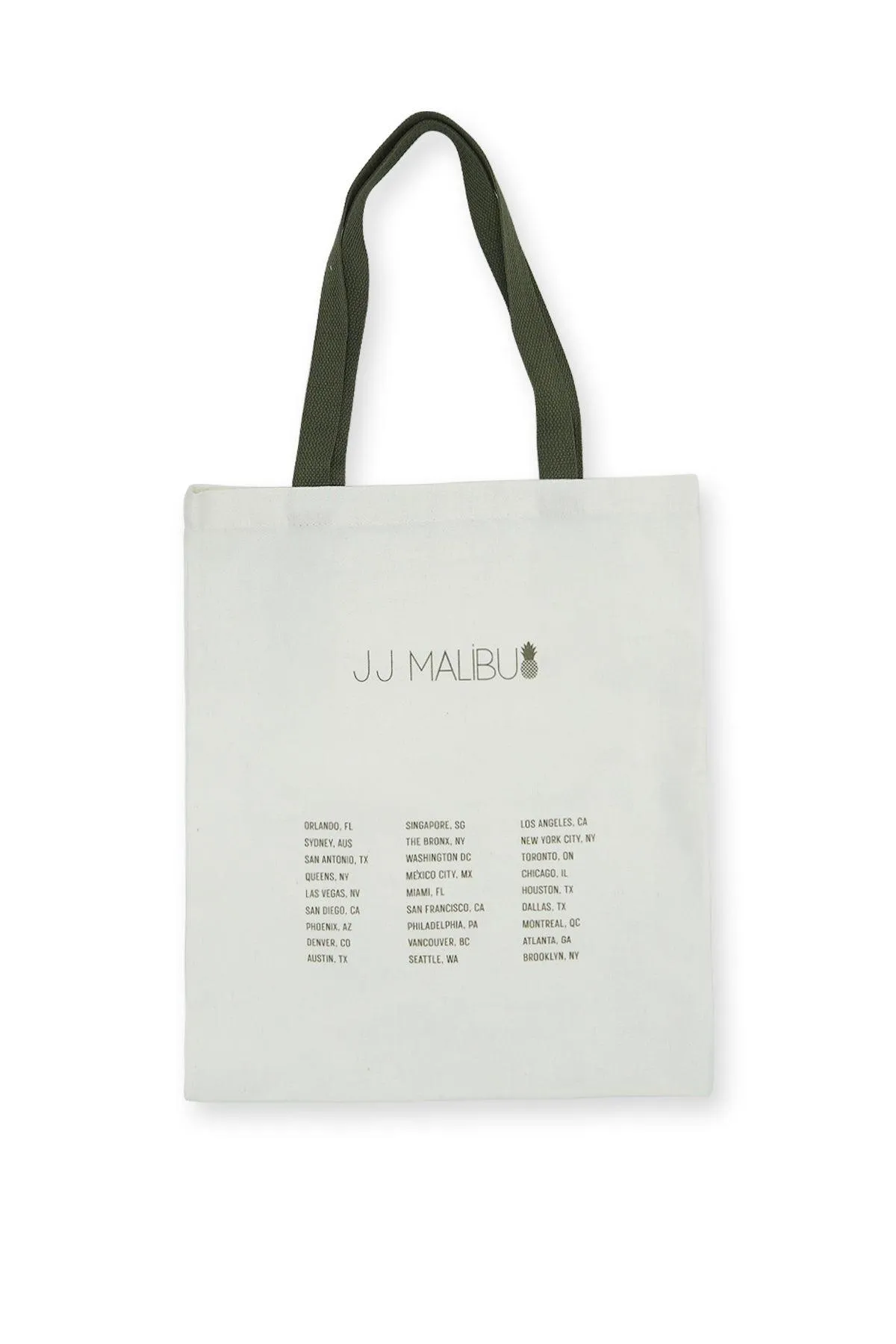 JJ Malibu Canvas Tote Bag