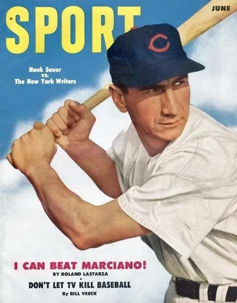 June 1953 Sport Cover (Hank Sauer, Cincinnati Reds)