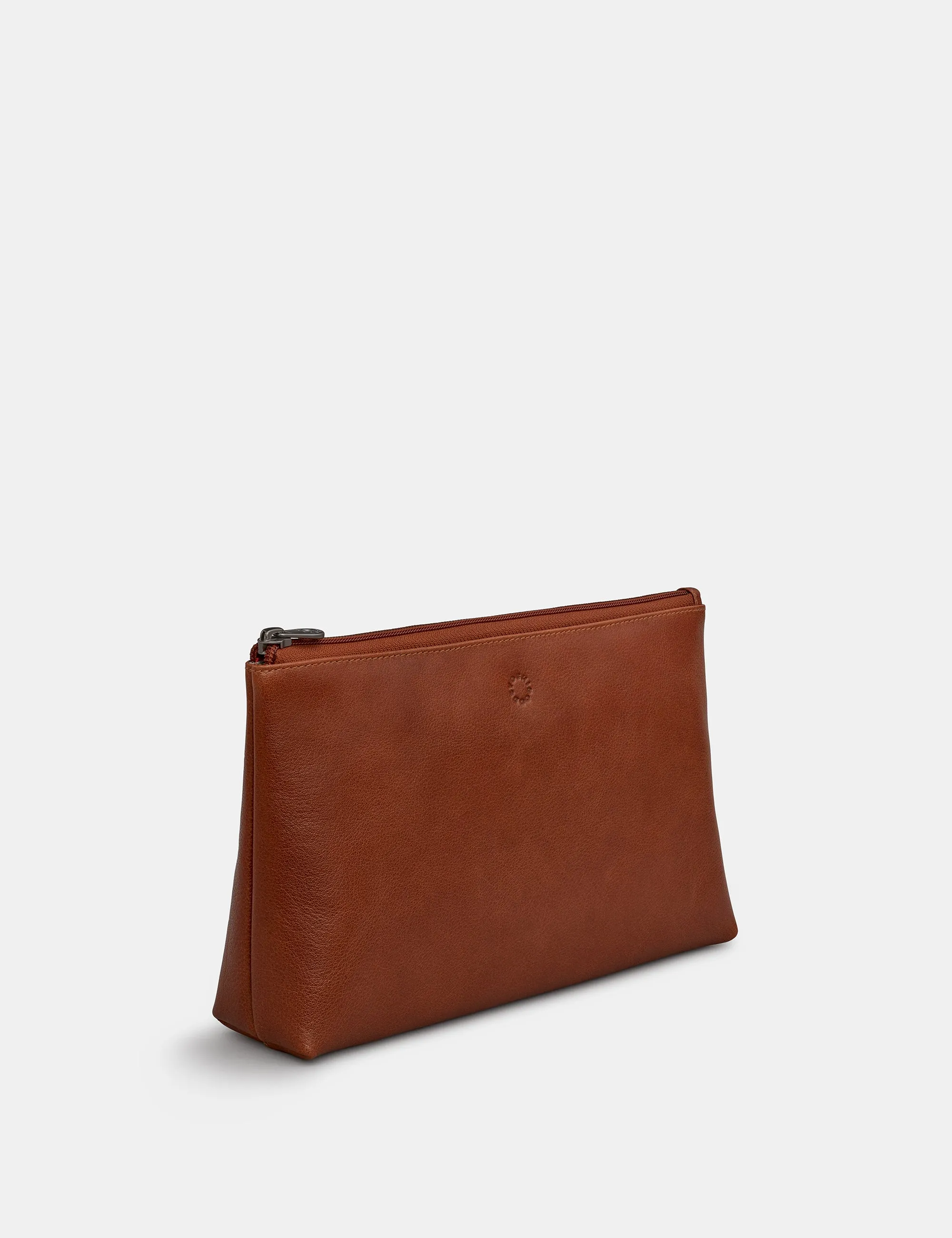 Kensington Brown Leather Clutch Bag