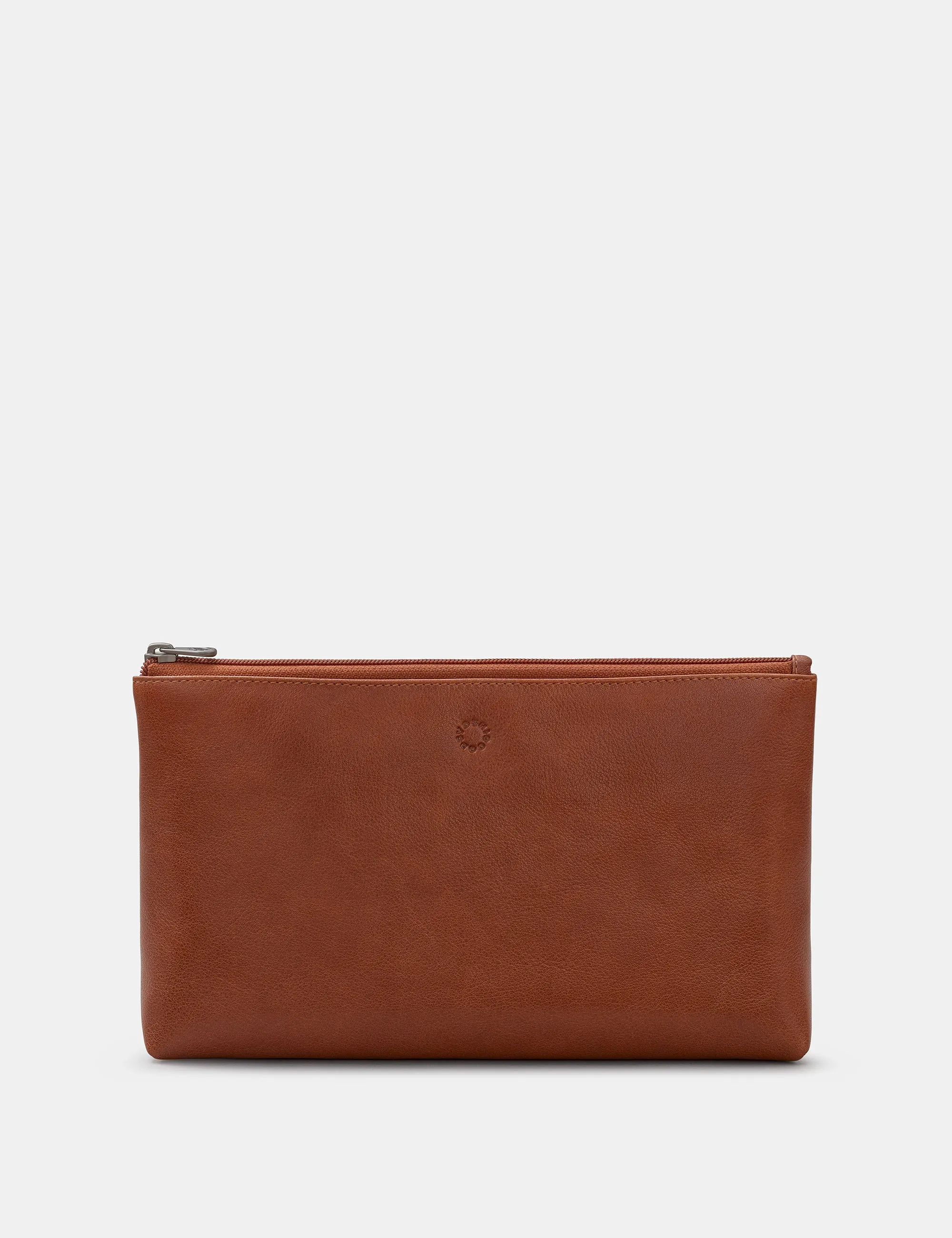 Kensington Brown Leather Clutch Bag