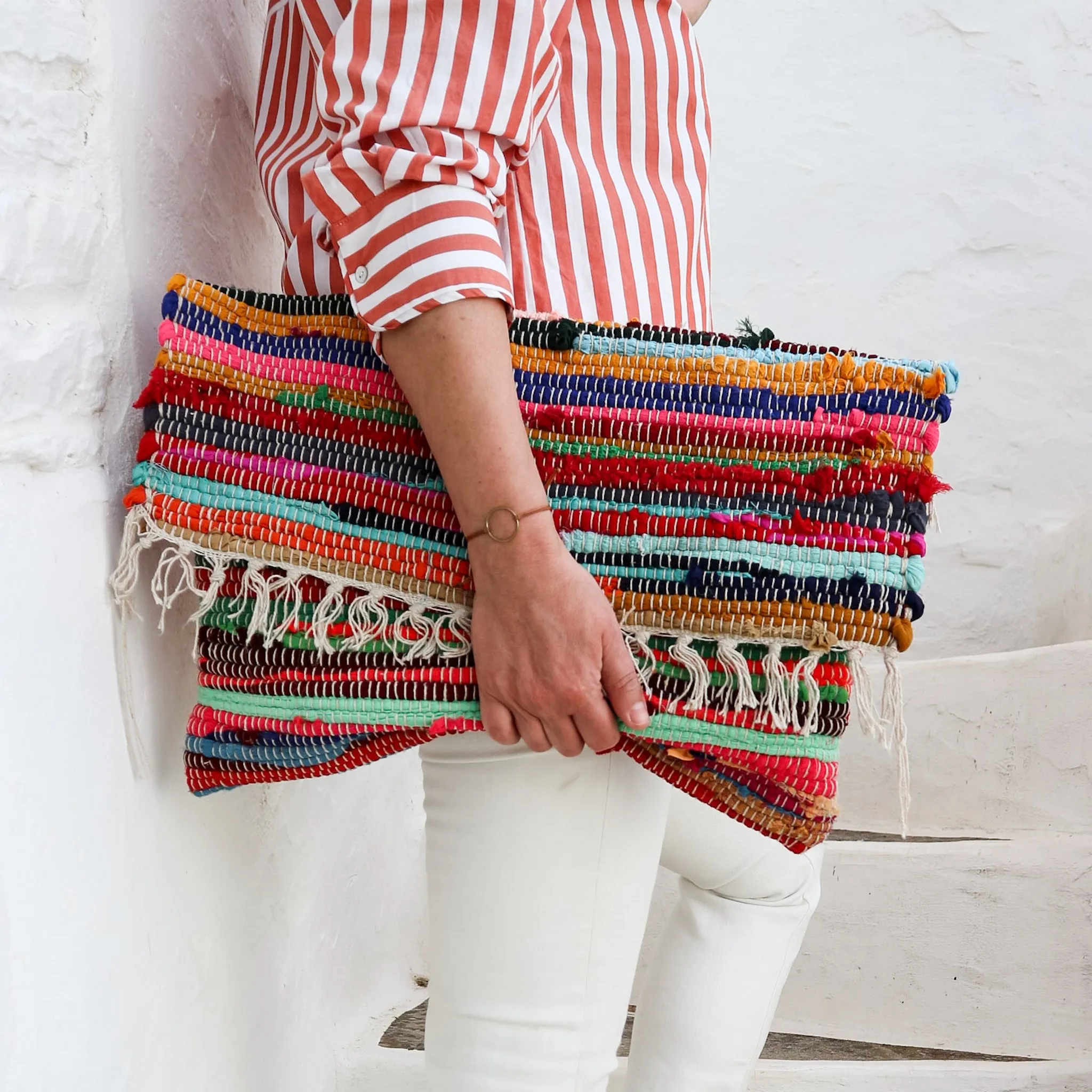 Large Envelope Kilim Clutch