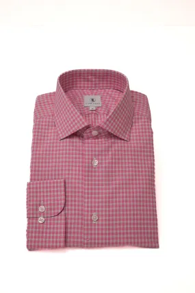 Liam John Pink Check with Blue Sport Shirt