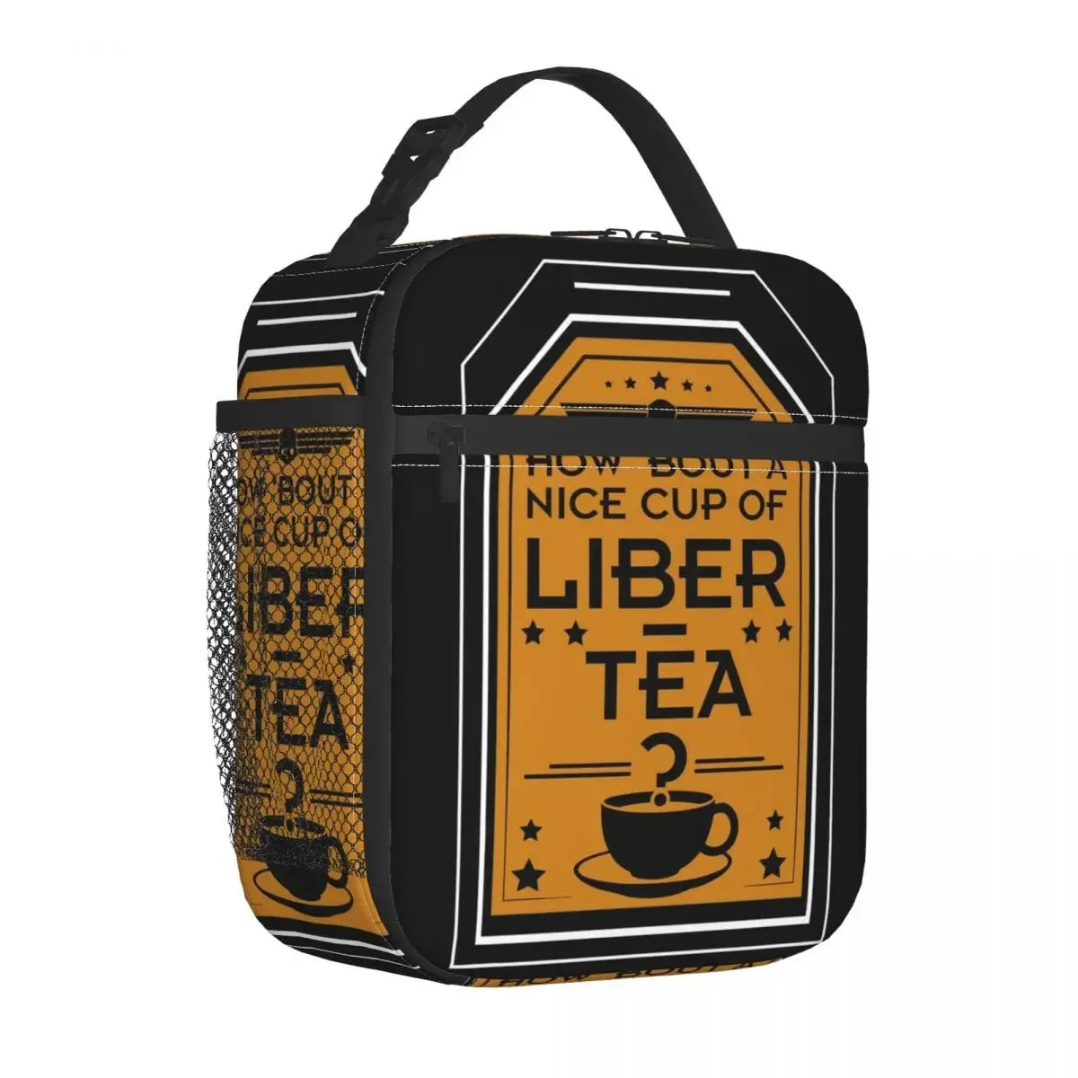 Liber-Tea Helldivers 2 Game Accessories: Insulated Lunch Bag for Travel, Food Storage Boxes, Portable Thermal Cooler, Bento Box