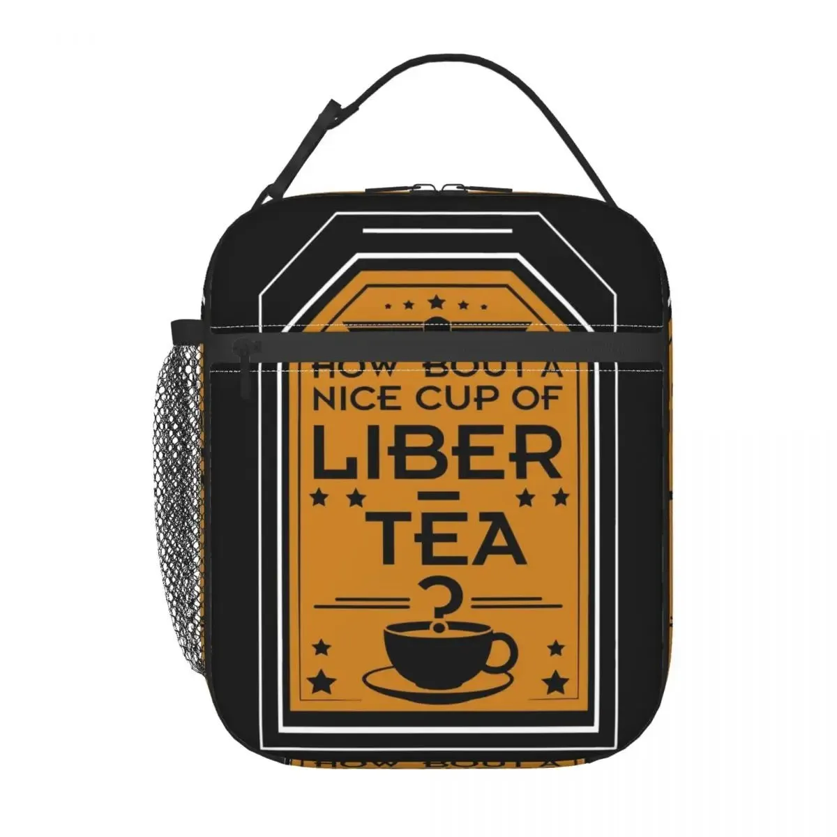 Liber-Tea Helldivers 2 Game Accessories: Insulated Lunch Bag for Travel, Food Storage Boxes, Portable Thermal Cooler, Bento Box