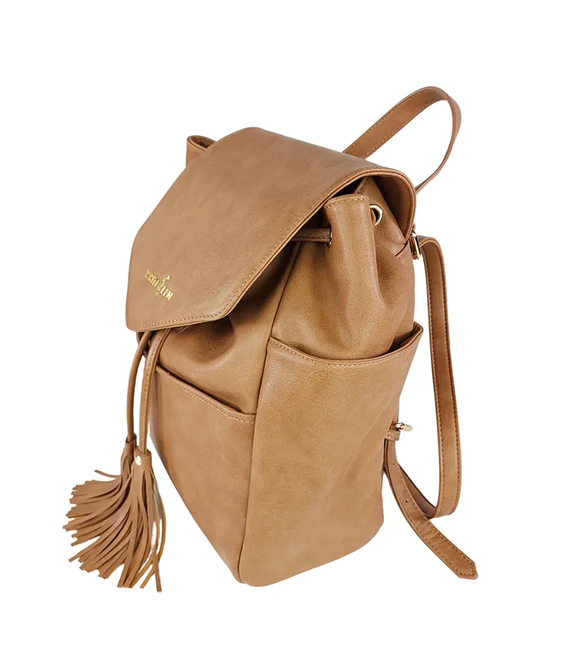 Luna Drawstring Backpack - Almond - [Outlet RETIRED Final Sale]