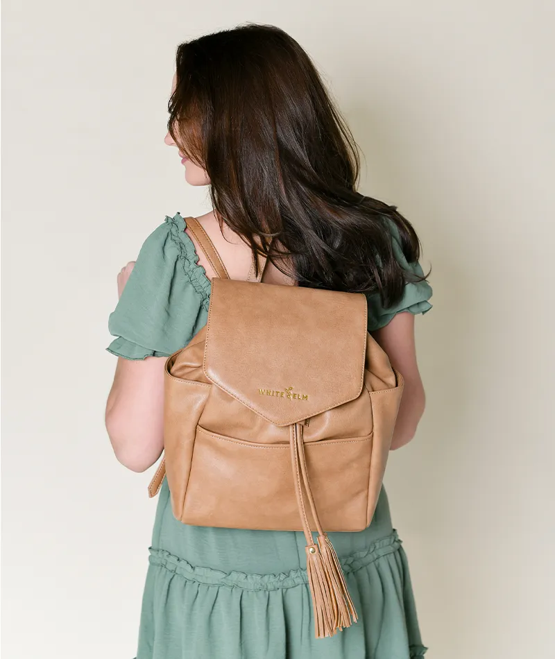 Luna Drawstring Backpack - Almond - [Outlet RETIRED Final Sale]