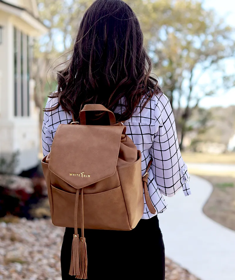 Luna Drawstring Backpack - Almond - [Outlet RETIRED Final Sale]