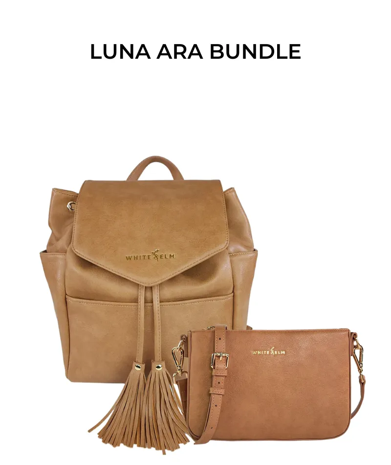 Luna Drawstring Backpack - Almond - [Outlet RETIRED Final Sale]