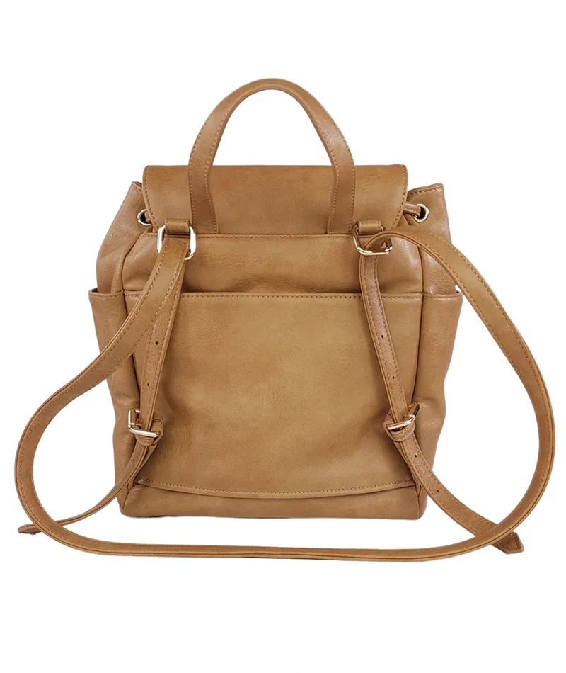 Luna Drawstring Backpack - Almond - [Outlet RETIRED Final Sale]