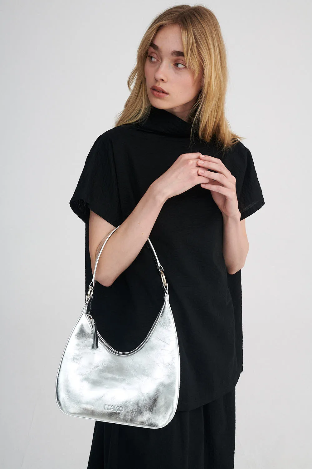 Luna Shoulder Bag Silver