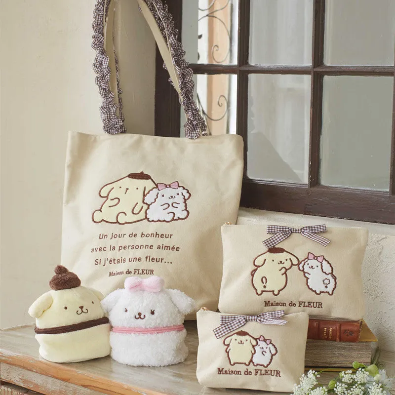 Maison de FLEUR x POMPOMPURIN and MACAROON Bag