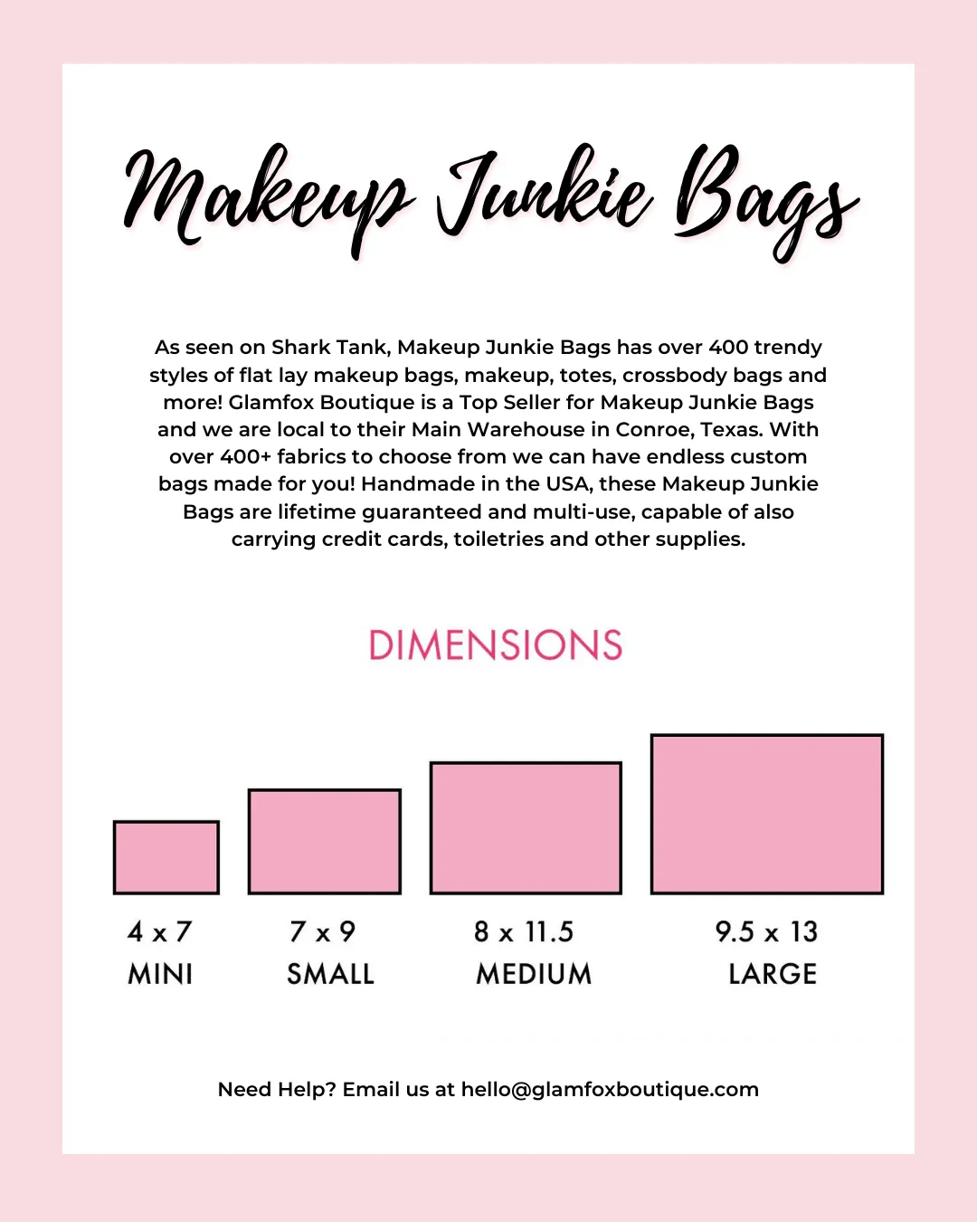 Makeup Junkie Bags - Woodstock Flat Lay [Ready to Ship]