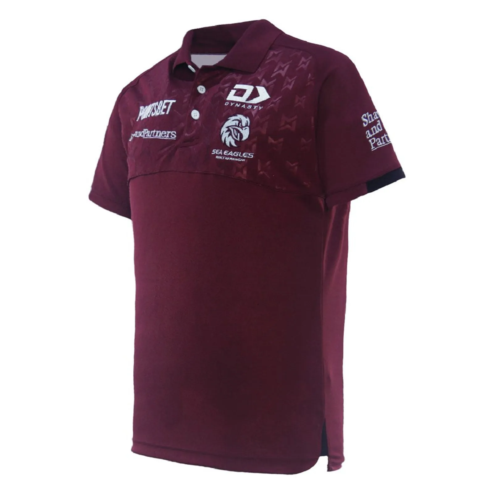 Manly Warringah Sea Eagles 2024 Men's Polo Shirt NRL Rugby League by Dynasty