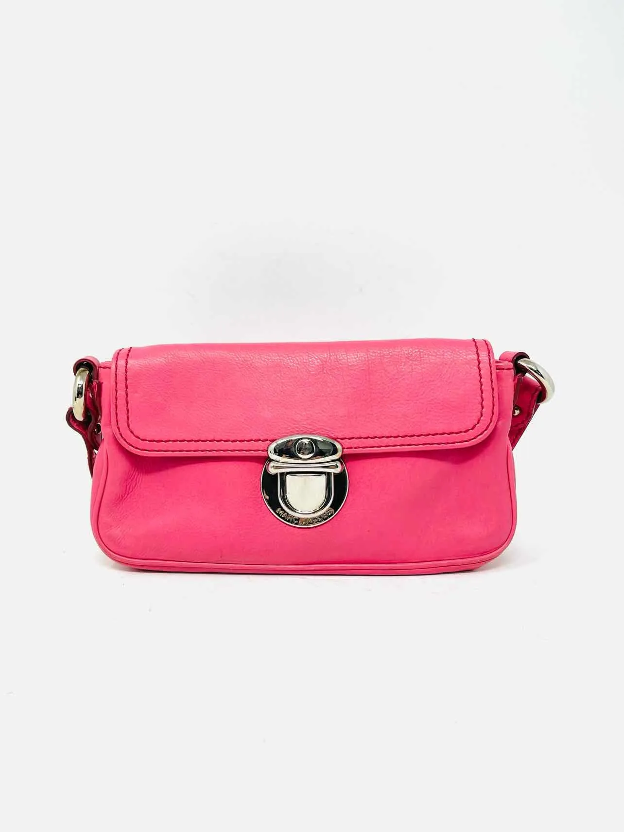 Marc Jacobs Pink Shoulder Bag Leather Designer Purse