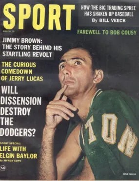 March 1963 SPORT Cover (Bob Cousy, Boston Celtics)