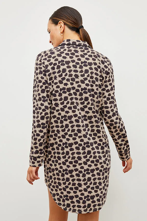 M.M. x Petite Plume Pima Nightshirt :: Sahara Print