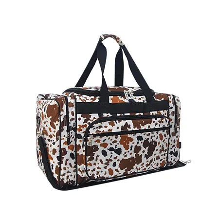 Mocha Cow NGIL Canvas 20" Duffle Bag