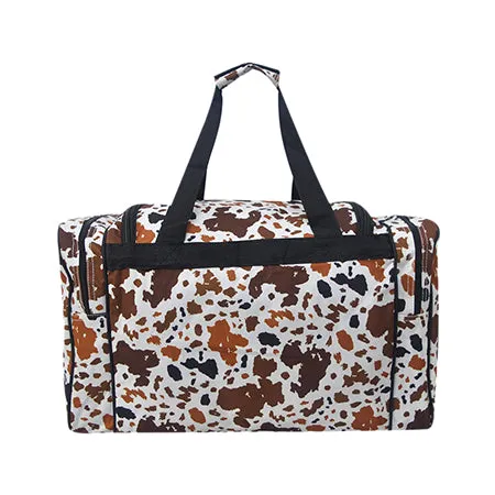 Mocha Cow NGIL Canvas 20" Duffle Bag