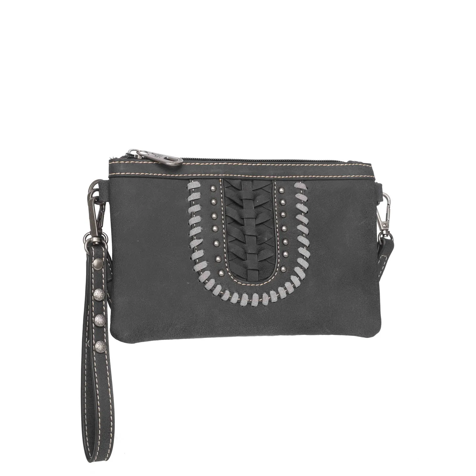 Montana West Tribal Whipstitch Western Crossbody Clutch