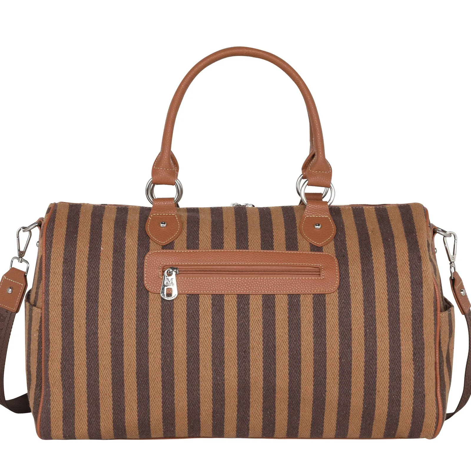 MW976-5110 Montana West Aztec Canvas Weekender Bag