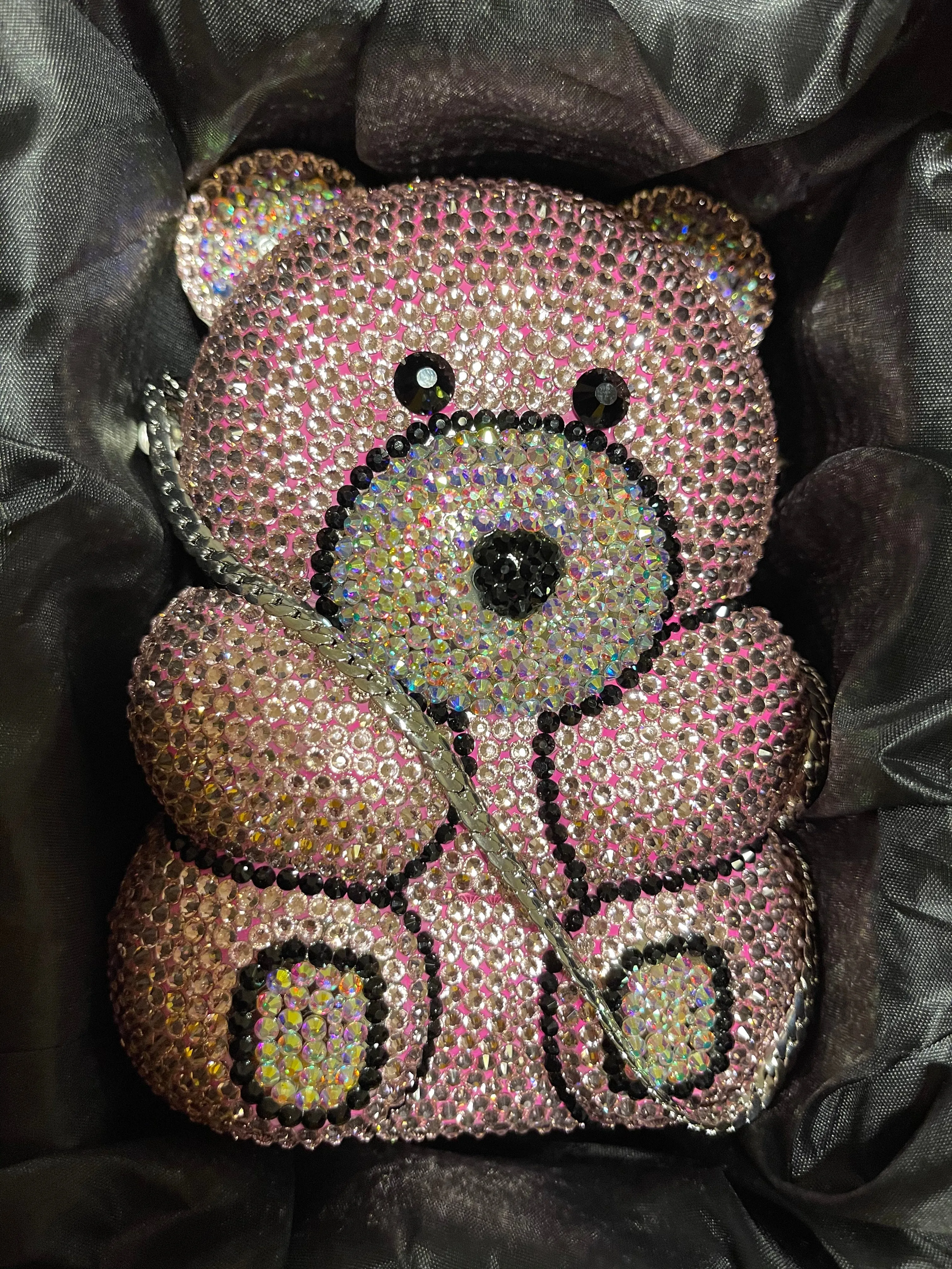 My Teddy Bear Rhinestone Clutch