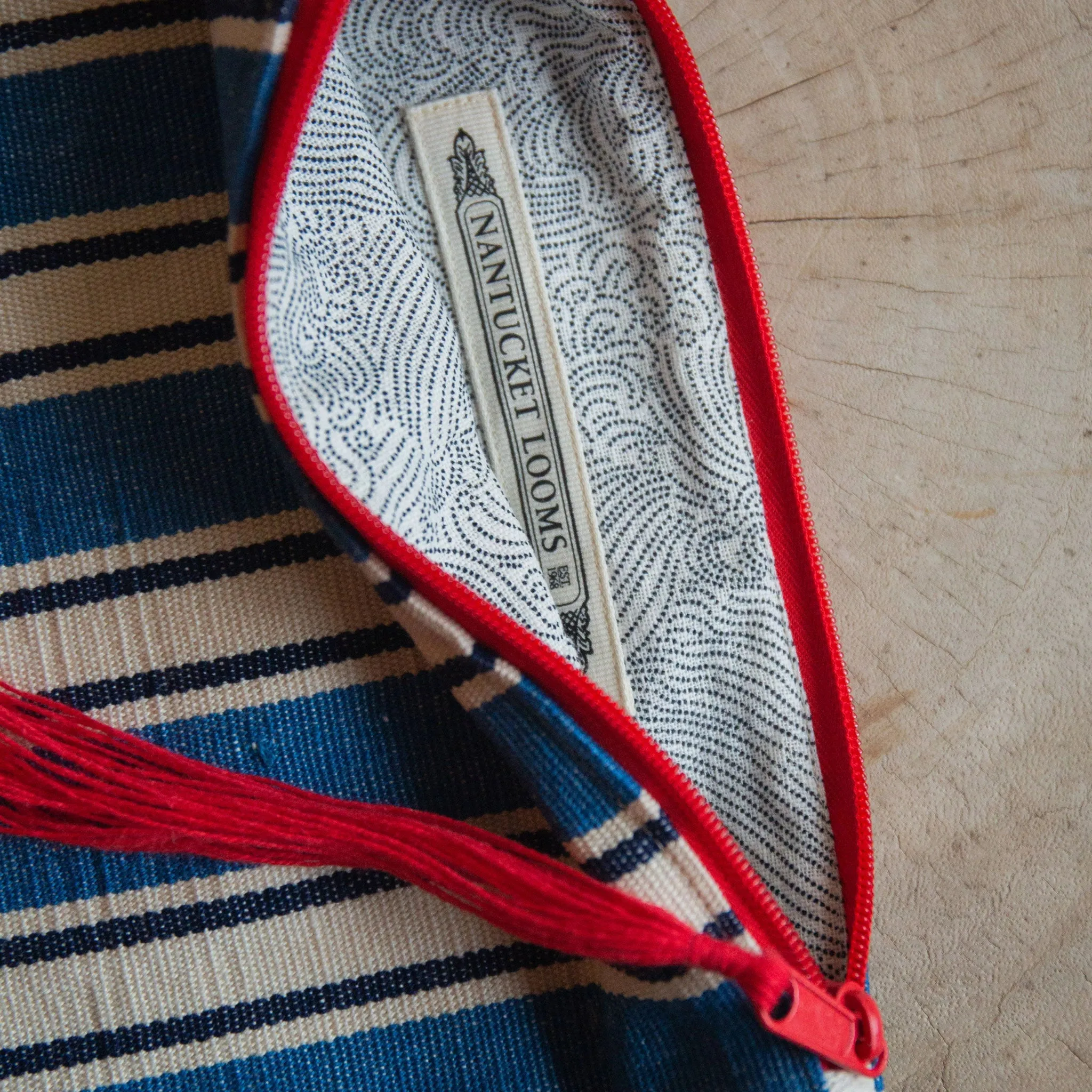 Nantucket Looms Heirloom Fabric Clutch