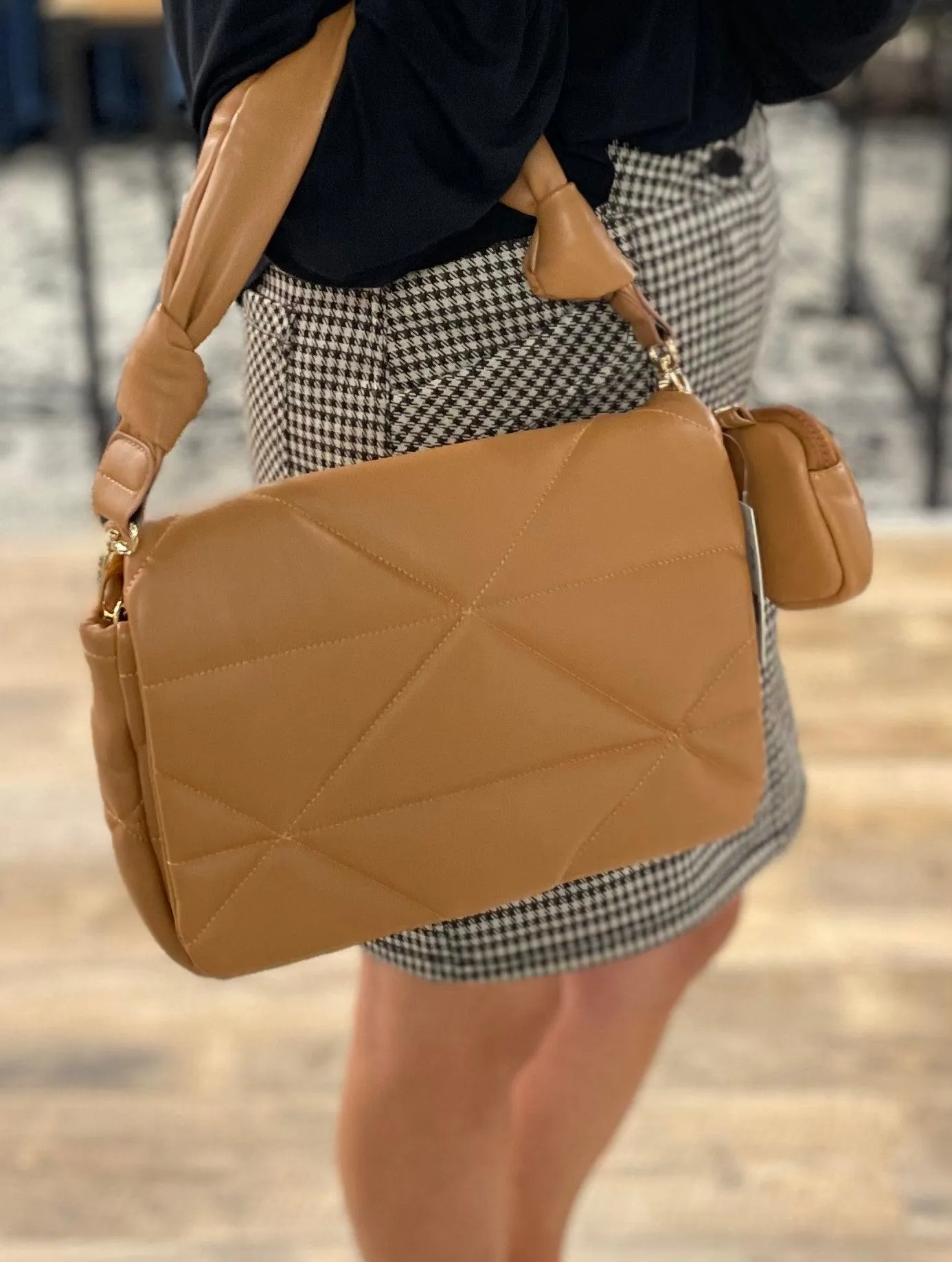 Napa Quilted Handbag