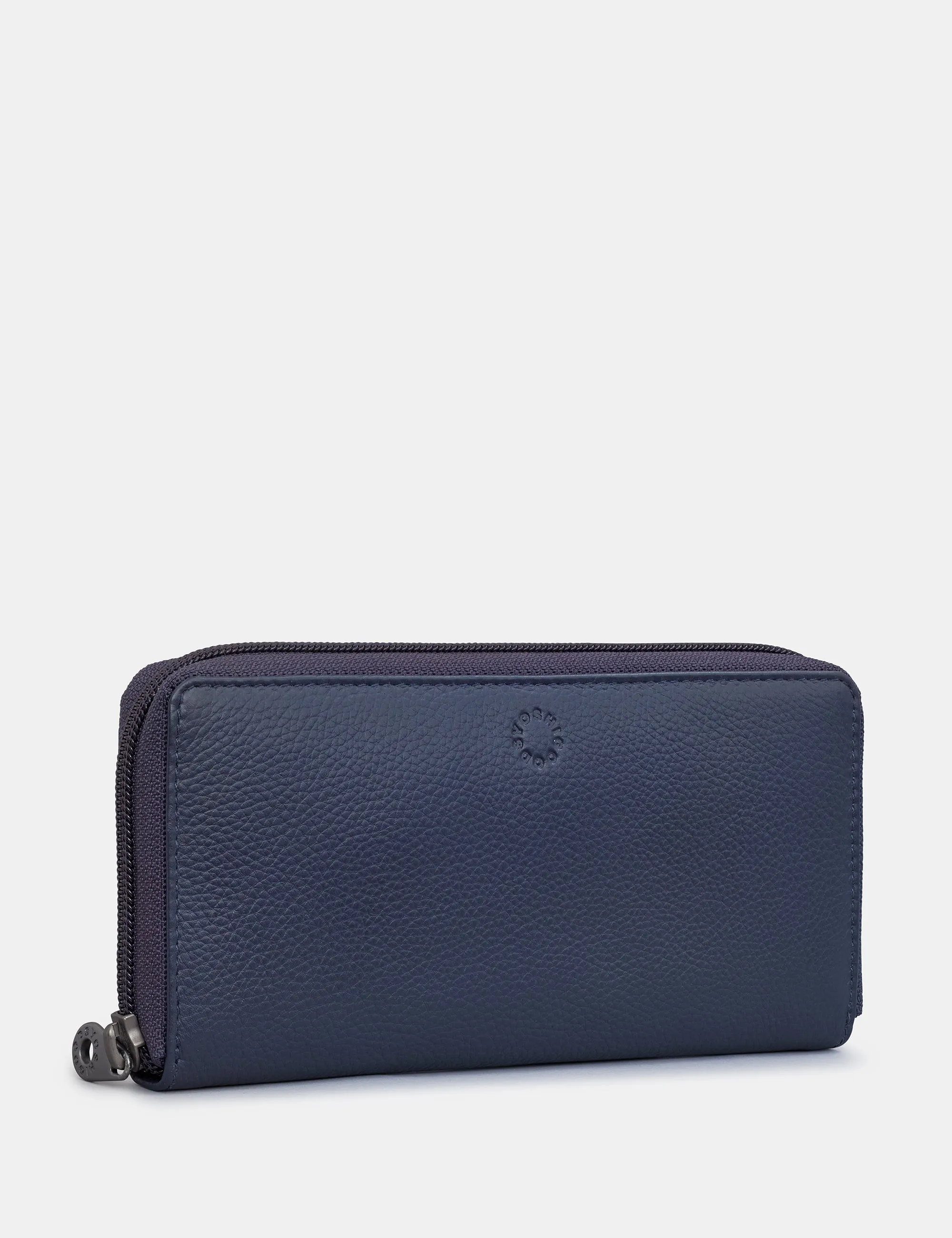 Navy Leather Baxter Purse