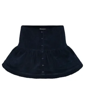 Nina Mini Skirt - Navy Corduroy