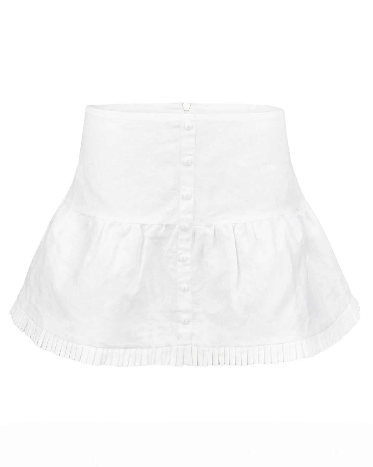 Nina Mini Skirt - White