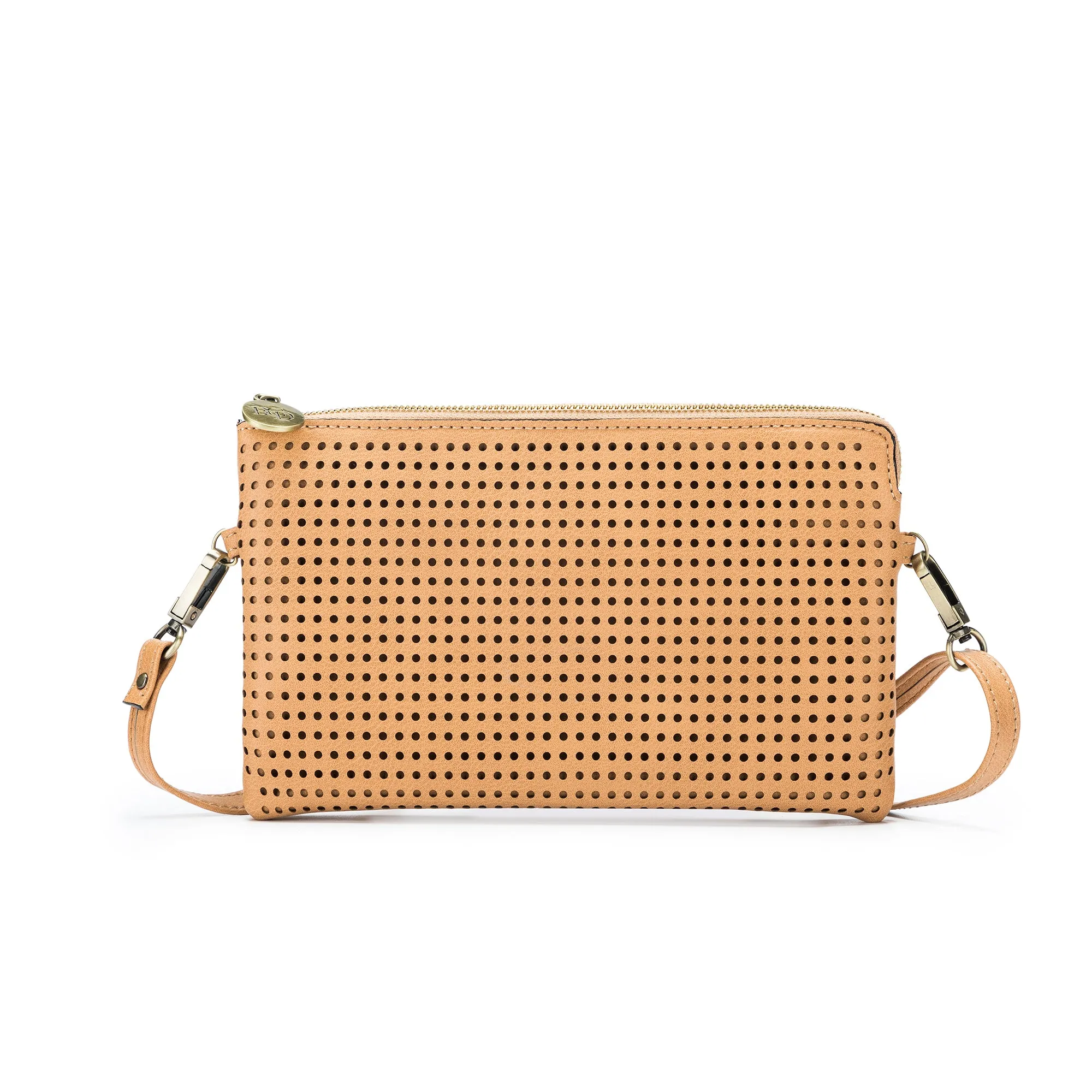 Nina Walnut Crossbody/Clutch