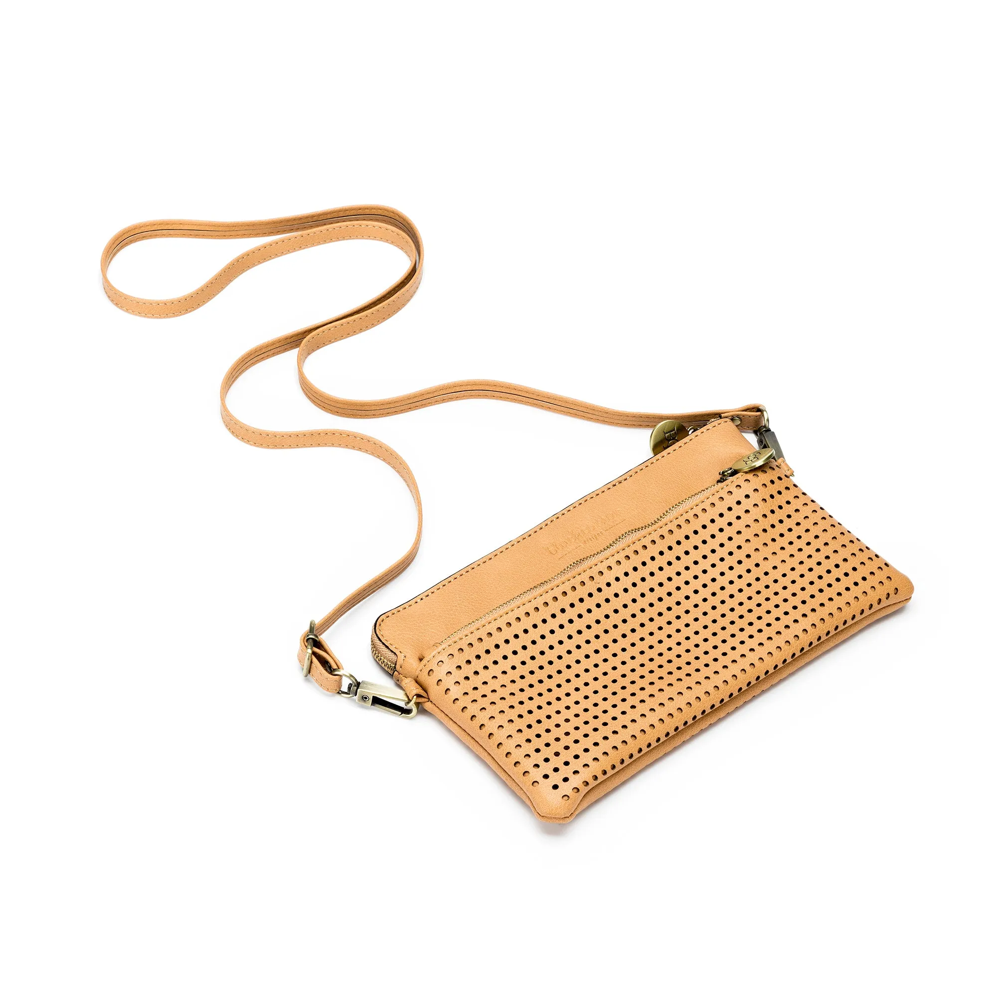 Nina Walnut Crossbody/Clutch