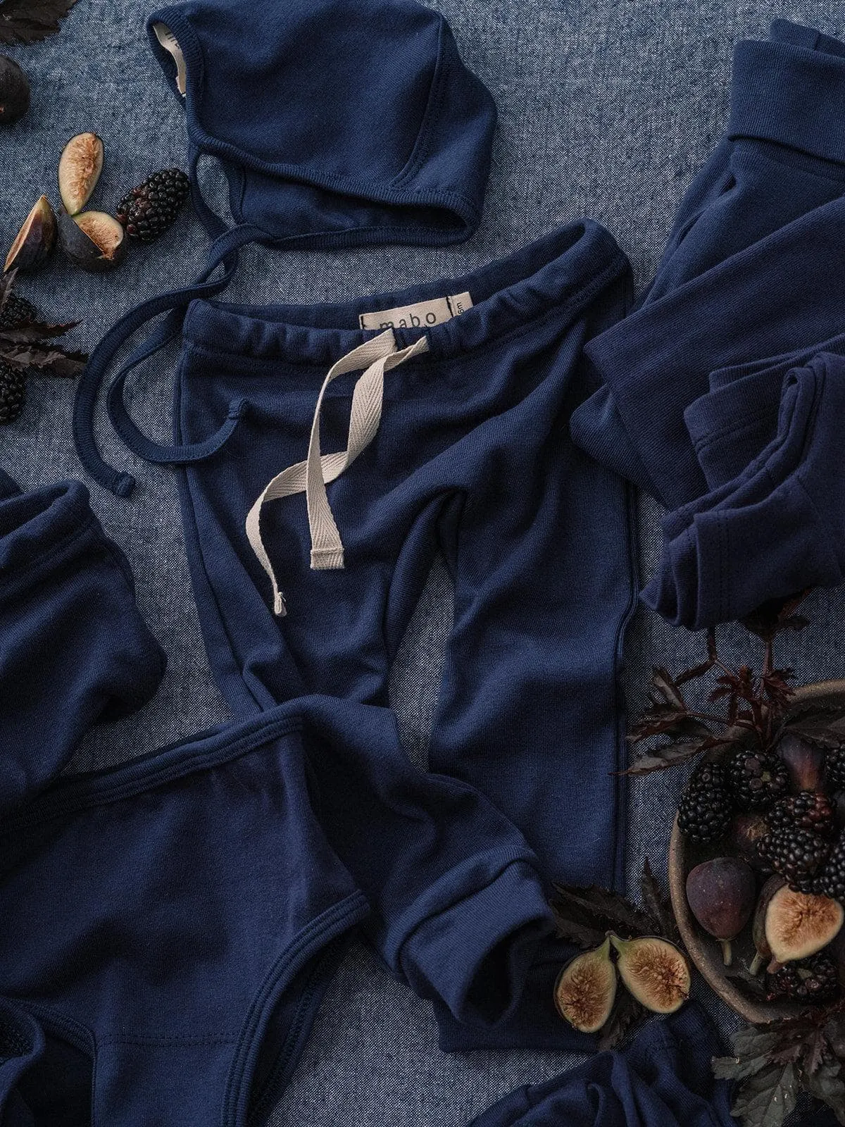 organic cotton basic underwear - midnight