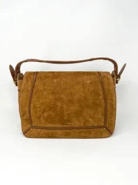 Pepito Large in Tabac Split Suede